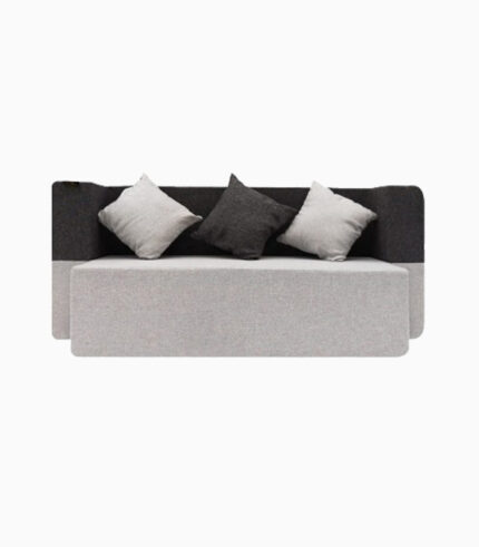 03 Seater Sofa Cum Bed 2 in 1 | Light Gray & Dark Gray Color